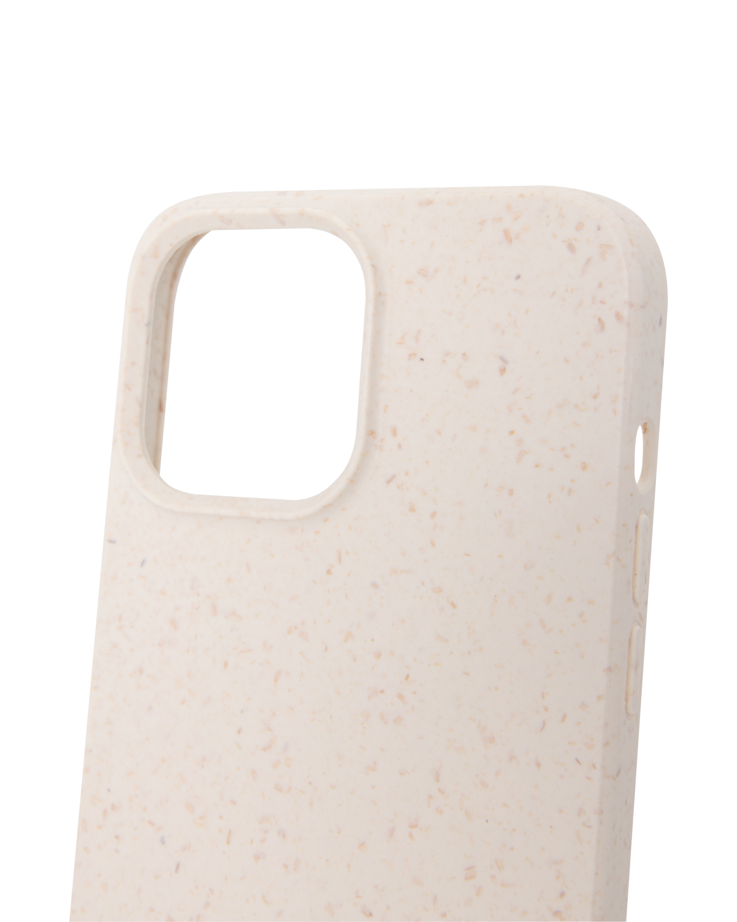 Weiße Nachhaltige Handyhülle für Apple iPhone 13 Pro Max: Details Außen