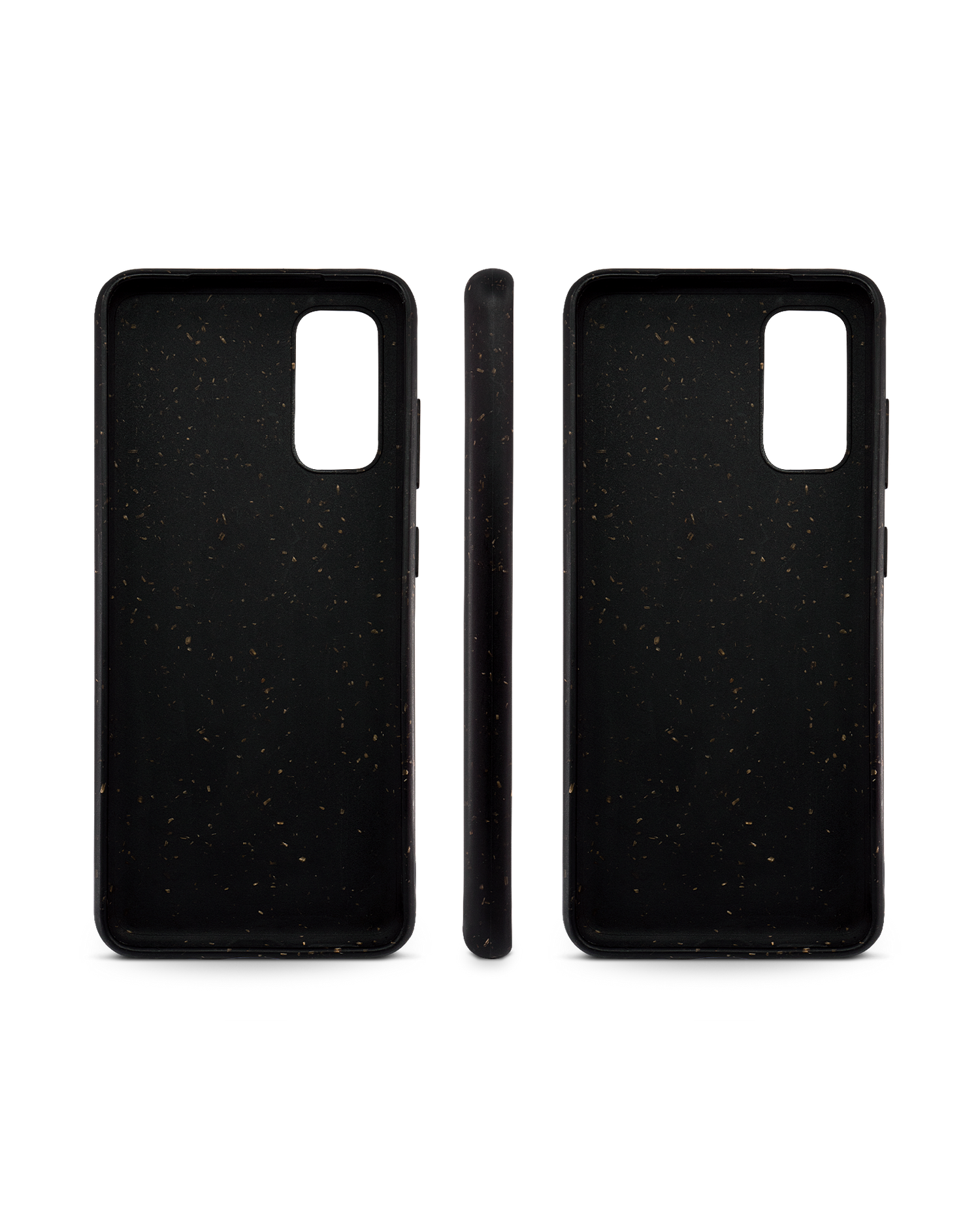 Schwarze Nachhaltige Handyhülle für Samsung Galaxy S20: Seitenansichten