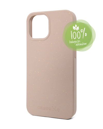 Sandfarbene Nachhaltige Handyhülle für Apple iPhone 12 mini: 100% Biologisch Abbaubar