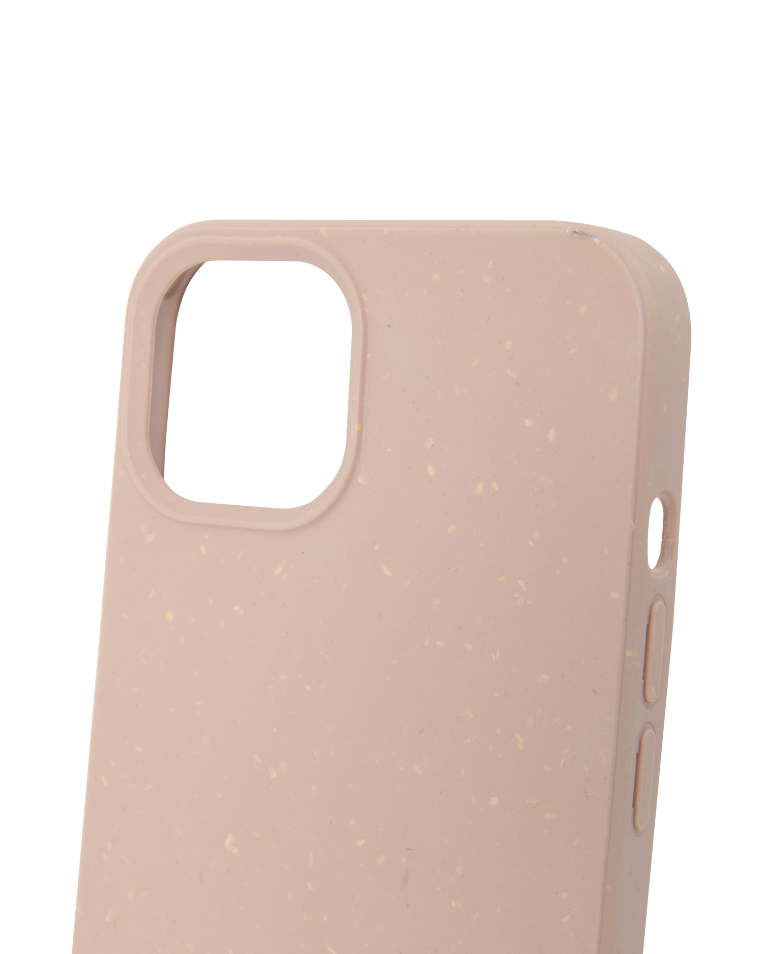 Sandfarbene Nachhaltige Handyhülle für Apple iPhone 13: Details Außen