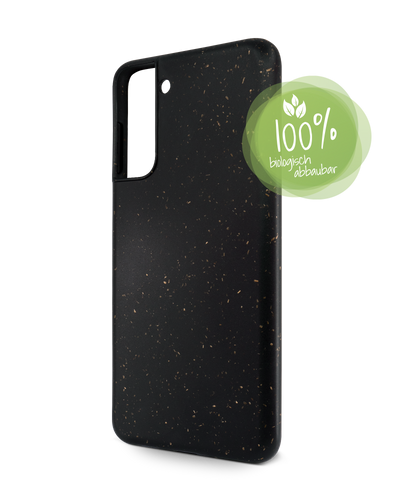 Schwarze Nachhaltige Handyhülle für Samsung Galaxy S21: 100% Biologisch Abbaubar