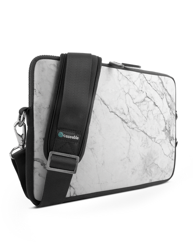 White Marble Premium Laptoptasche 13 Zoll