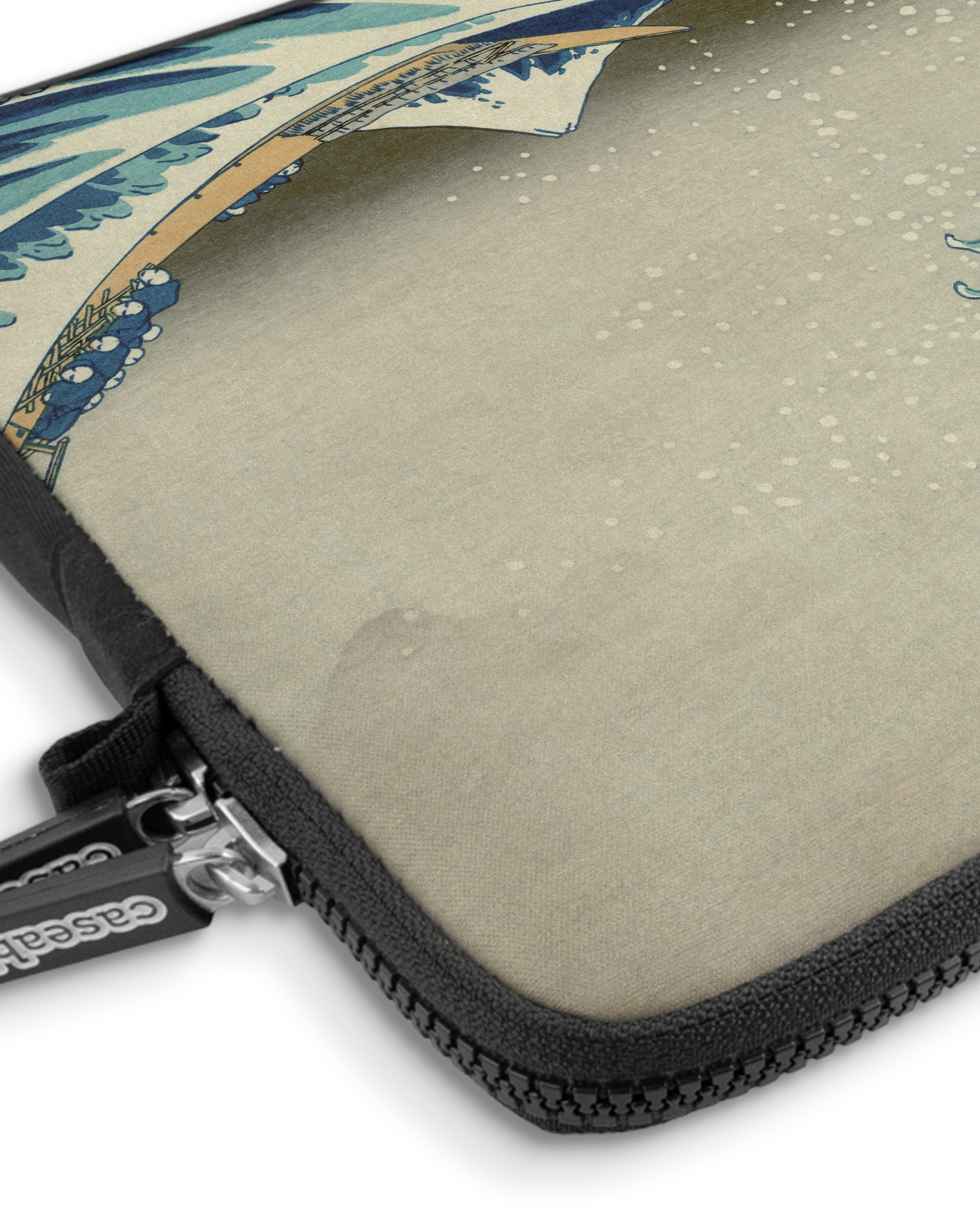 Great Wave Off Kanagawa By Hokusai Premium Laptoptasche 13 Zoll mit Gerät im Inneren