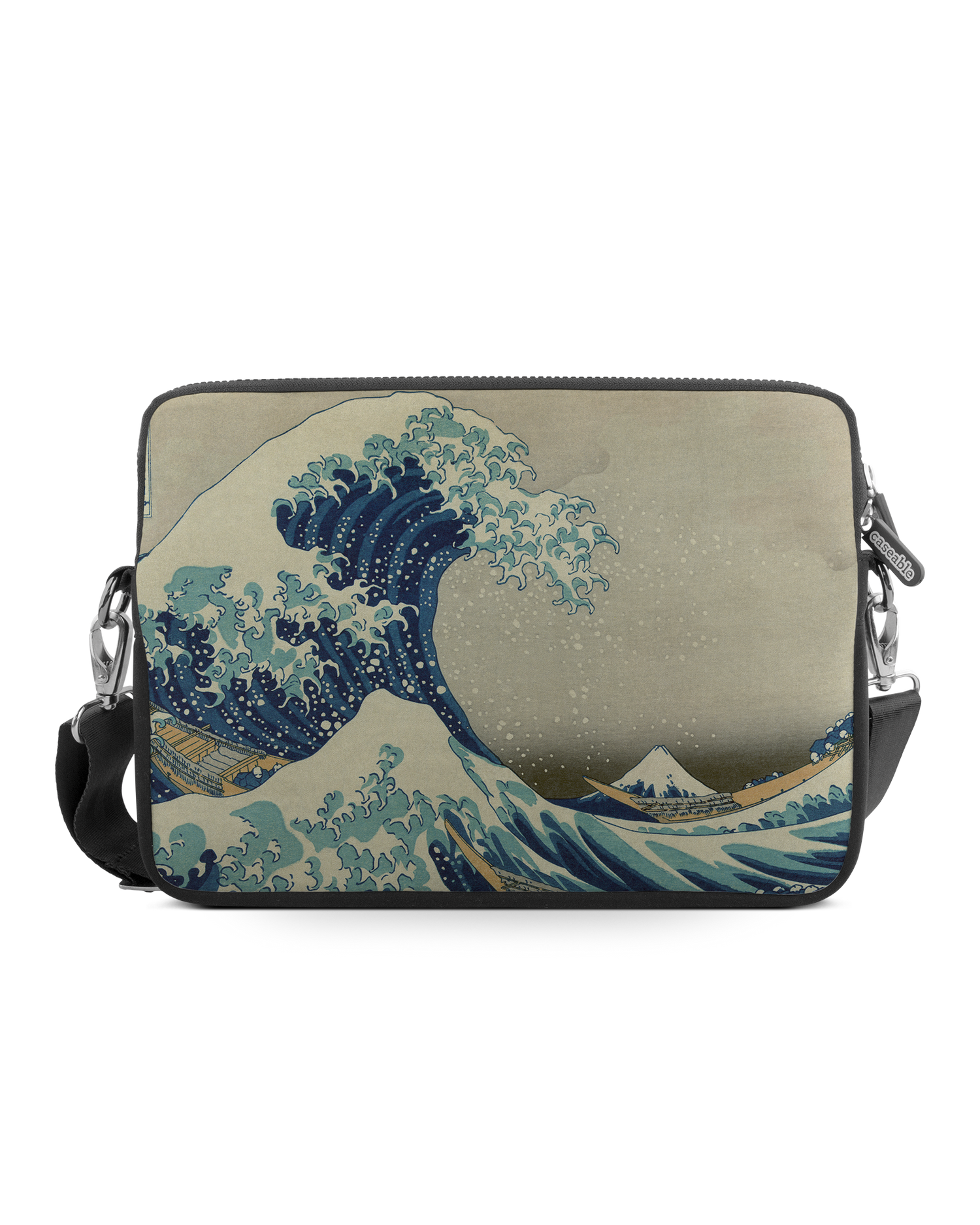 Great Wave Off Kanagawa By Hokusai Premium Laptoptasche 13 Zoll: Vorderansicht