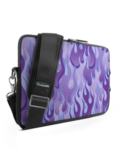 Purple Flames Premium Laptoptasche 13 Zoll