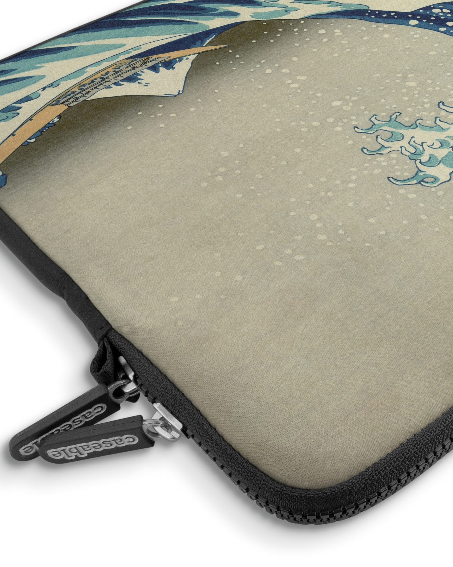 Great Wave Off Kanagawa By Hokusai Premium Laptoptasche 15 Zoll mit Gerät im Inneren
