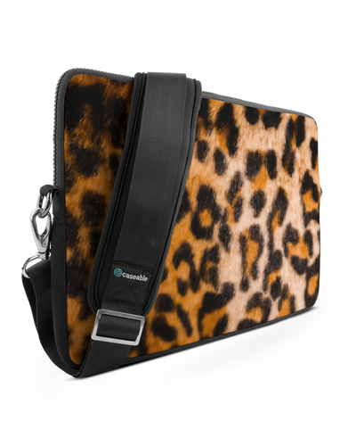 Leopard Pattern Premium Laptoptasche 15 Zoll