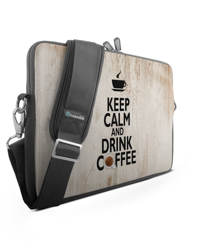 Drink Coffee Premium Laptoptasche 13-14 Zoll