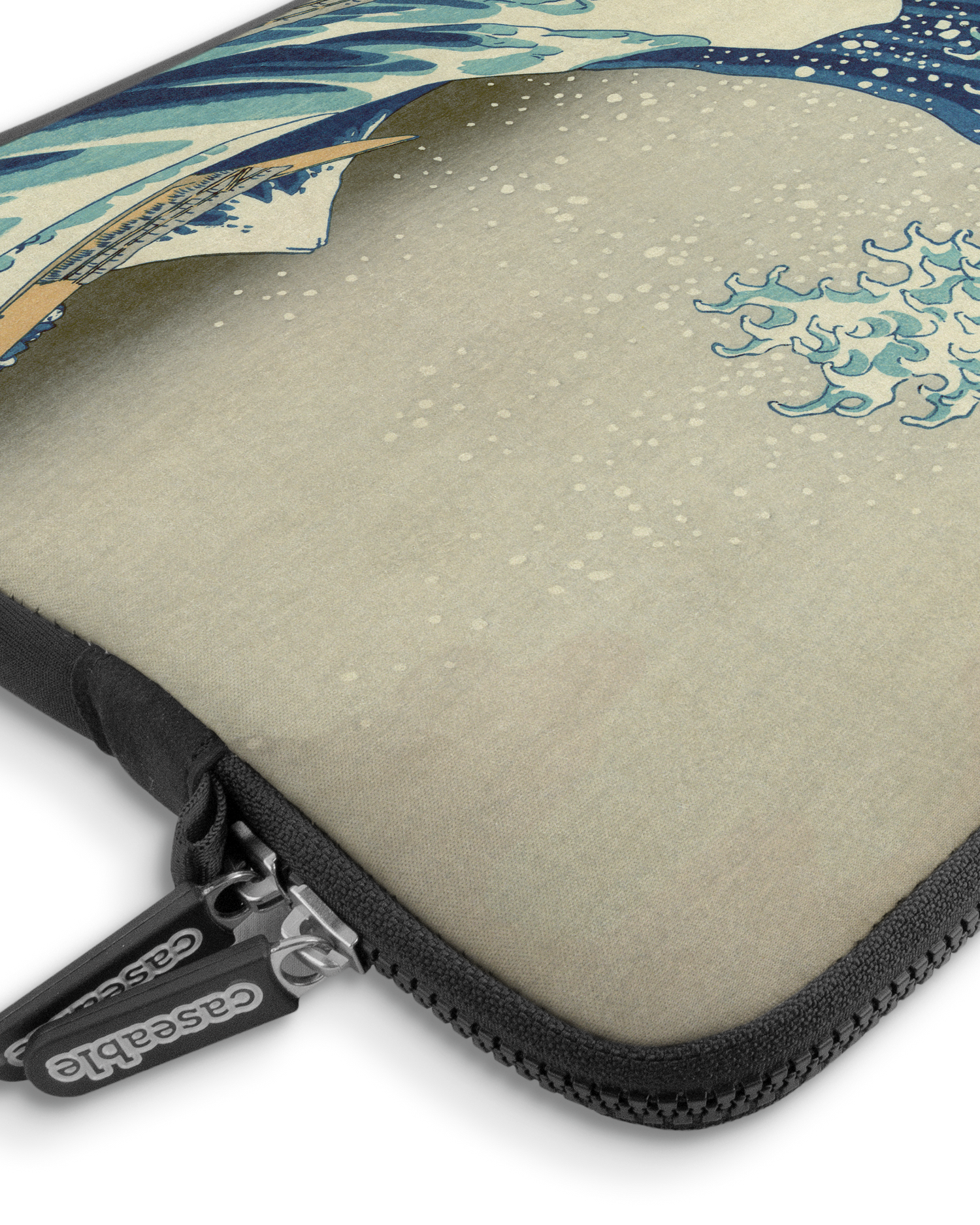Great Wave Off Kanagawa By Hokusai Premium Laptoptasche 13-14 Zoll mit Gerät im Inneren