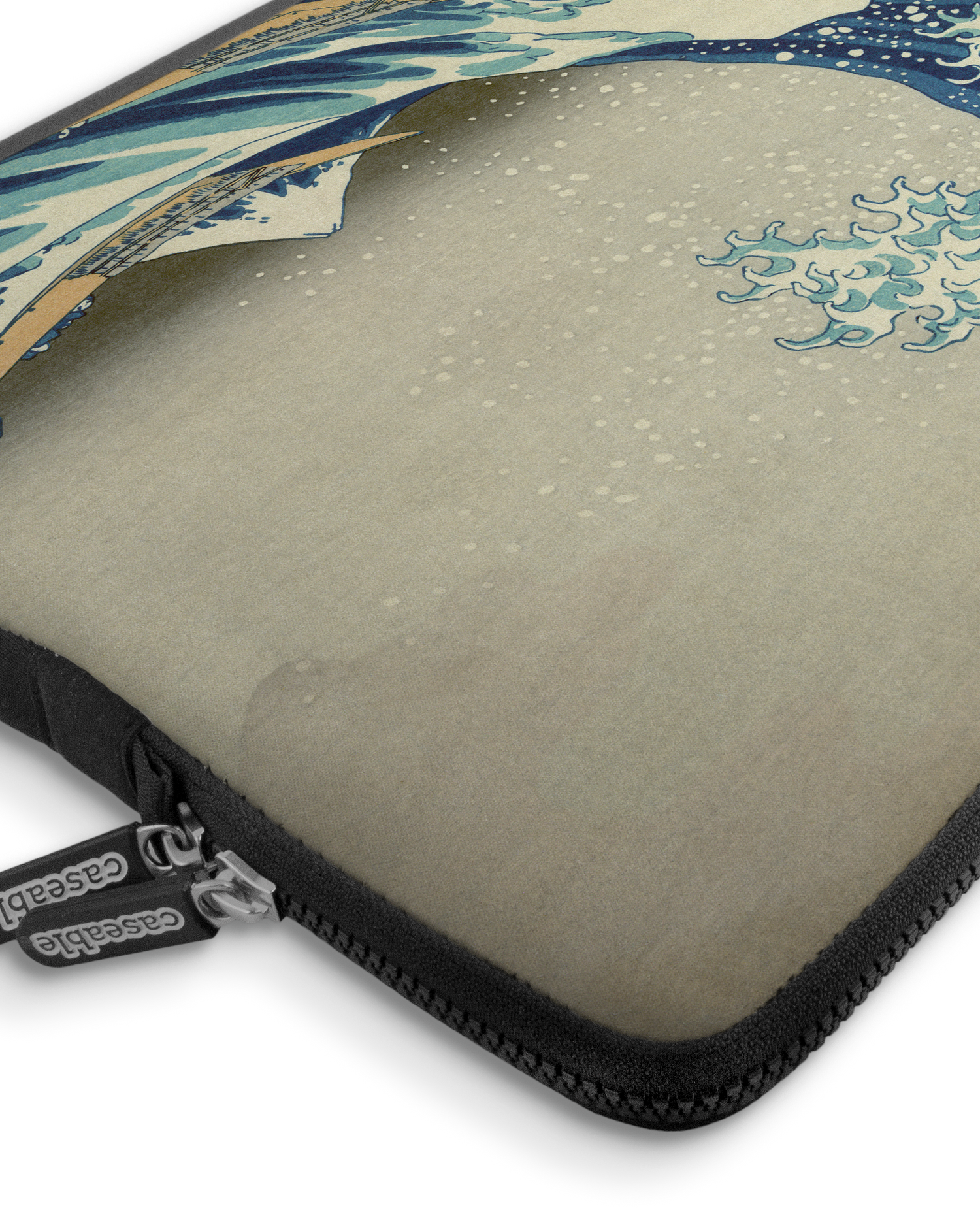 Great Wave Off Kanagawa By Hokusai Premium Laptoptasche 17 Zoll mit Gerät im Inneren