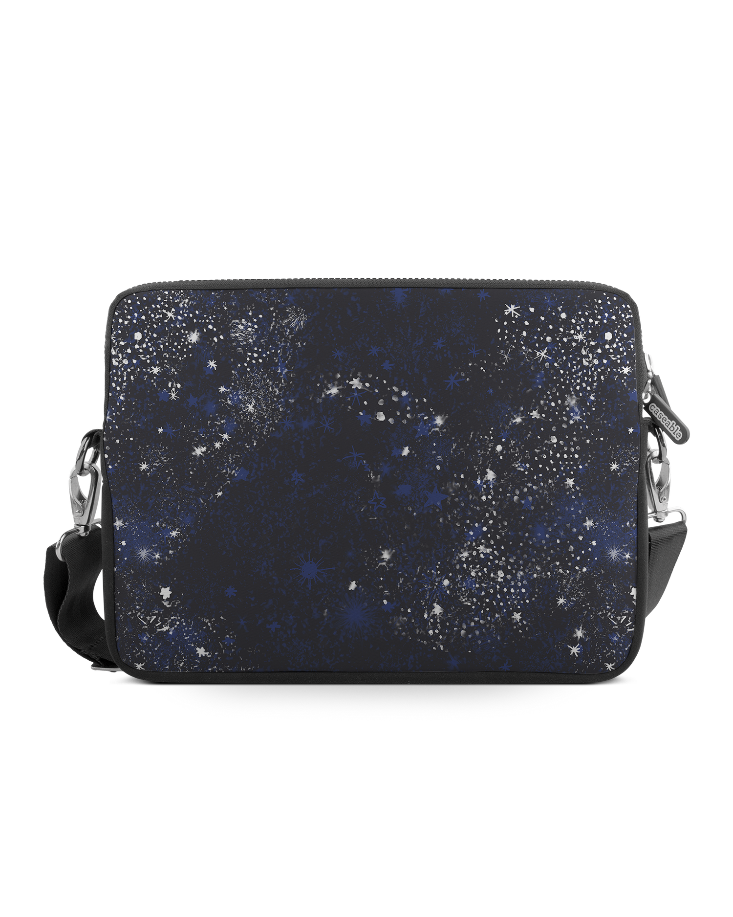 Starry Night Sky Premium Laptoptasche 17 Zoll: Vorderansicht