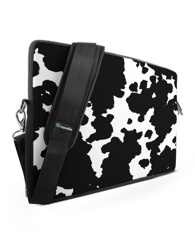 Cow Print Premium Laptoptasche 17 Zoll