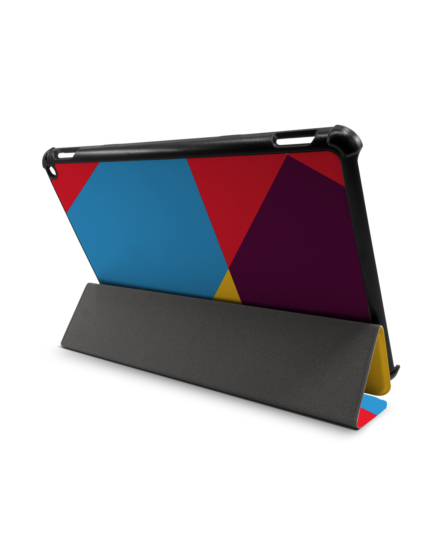 Pringles Abstract Tablet Smart Case für Amazon Fire HD 10 (2021): Aufgestellt im Querformat