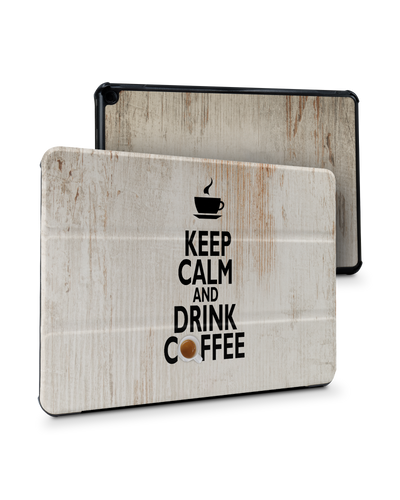 Drink Coffee Tablet Smart Case Amazon Fire HD 10 (2021): Frontansicht