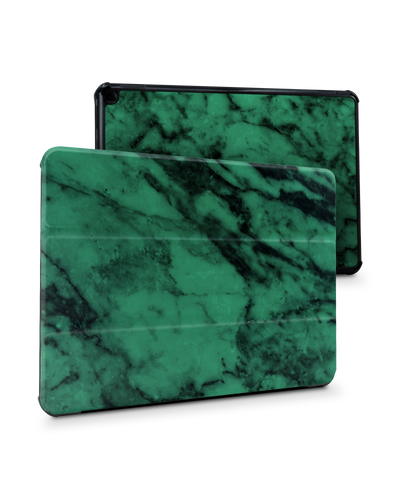 Green Marble Tablet Smart Case für Amazon Fire HD 10 (2021): Frontansicht