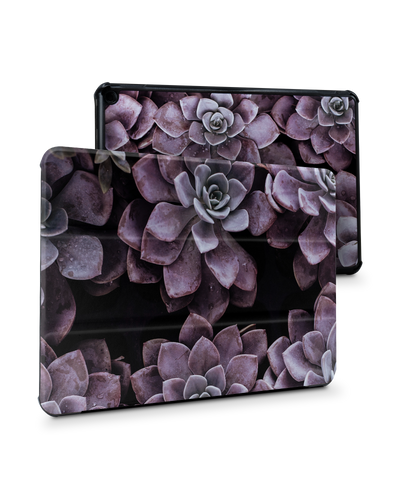 Purple Succulents Tablet Smart Case für Amazon Fire HD 10 (2021): Frontansicht