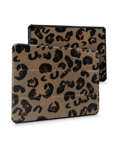 Leopard Repeat Tablet Smart Case für Amazon Fire HD 10 (2021): Frontansicht