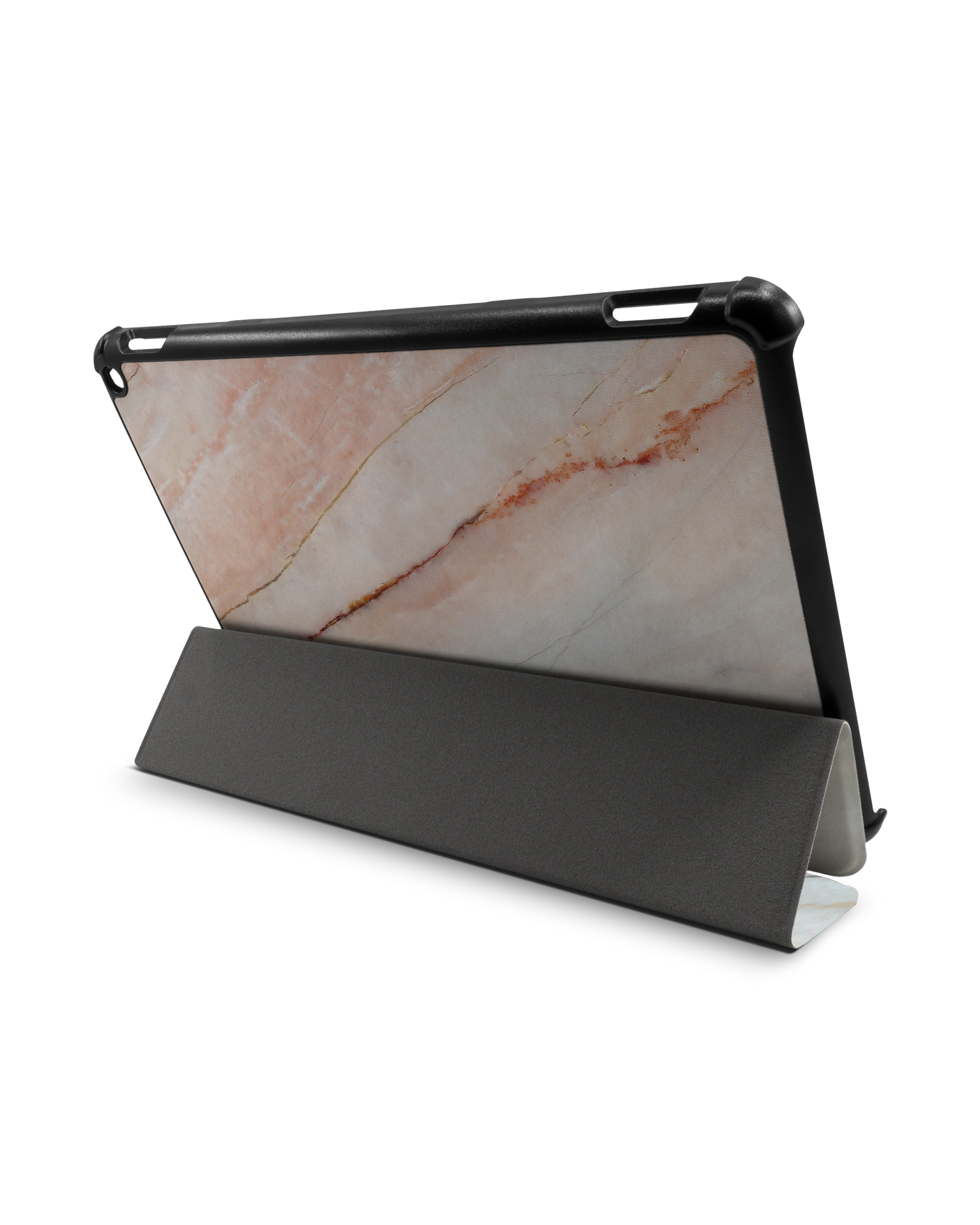 Mother of Pearl Marble Tablet Smart Case für Amazon Fire HD 10 (2021): Aufgestellt im Querformat