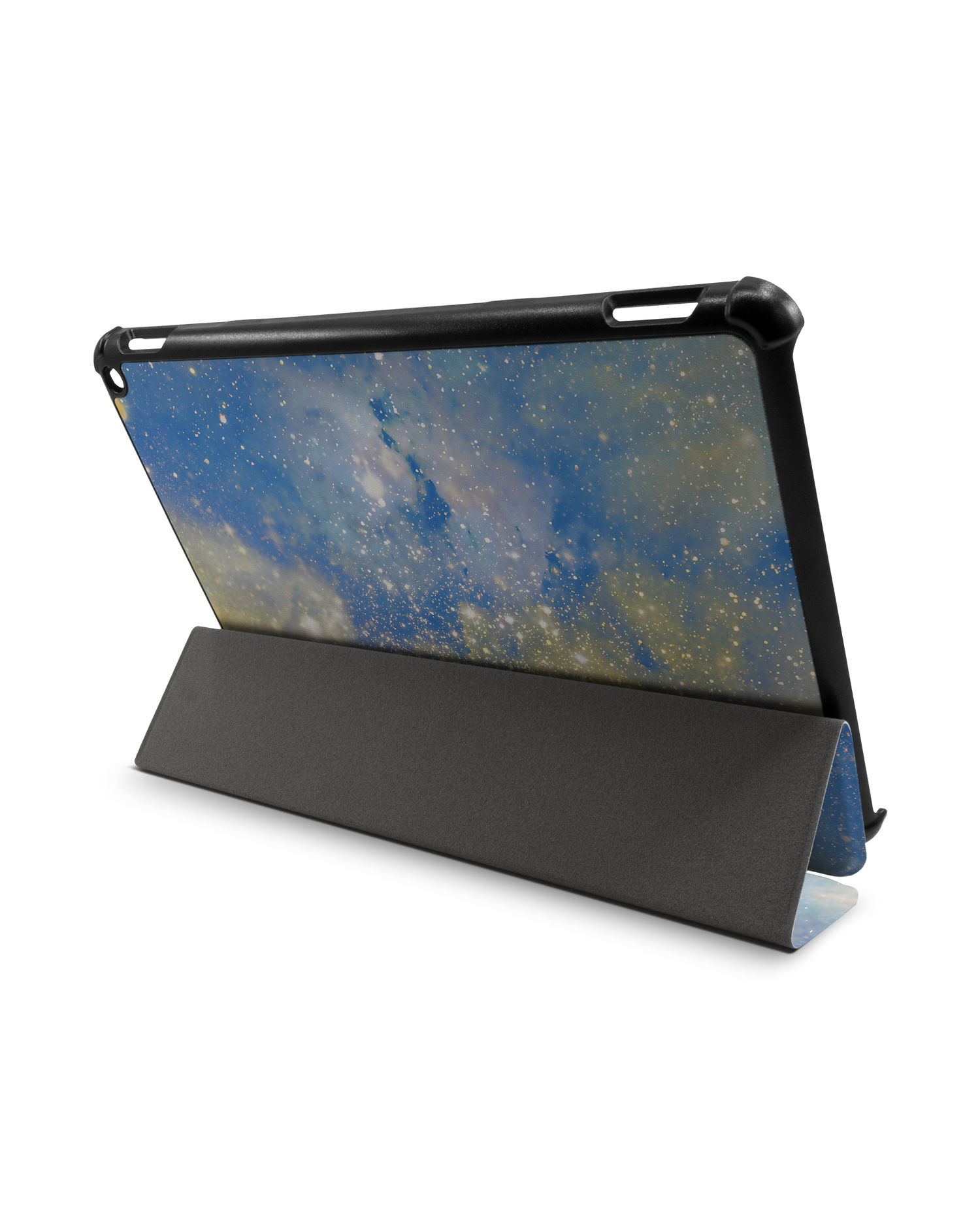 Spaced Out Tablet Smart Case für Amazon Fire HD 10 (2021): Aufgestellt im Querformat