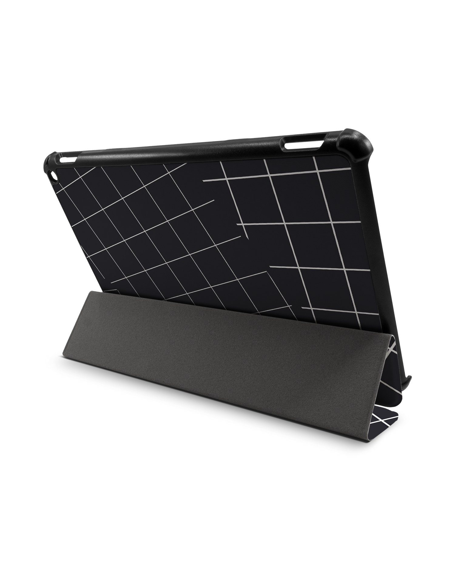 Grids Tablet Smart Case für Amazon Fire HD 10 (2021): Aufgestellt im Querformat