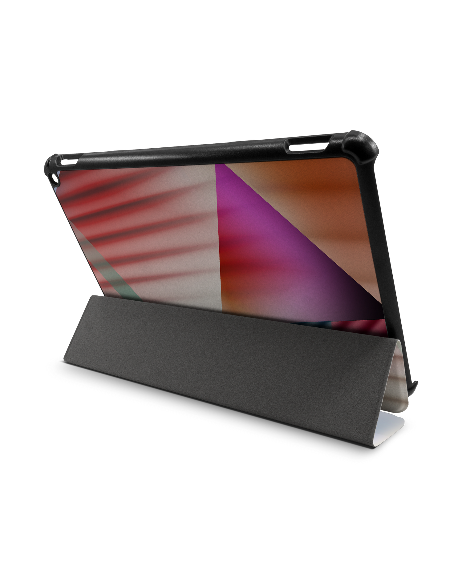 Later Eighties Tablet Smart Case für Amazon Fire HD 10 (2021): Aufgestellt im Querformat