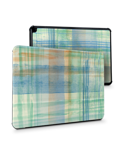 Washed Out Plaid Tablet Smart Case für Amazon Fire HD 10 (2021): Frontansicht