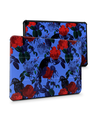 Roses And Ravens Tablet Smart Case für Amazon Fire HD 10 (2021): Frontansicht
