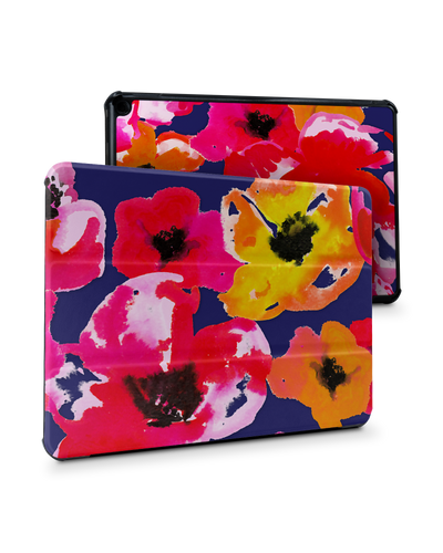 Painted Poppies Tablet Smart Case für Amazon Fire HD 10 (2021): Frontansicht