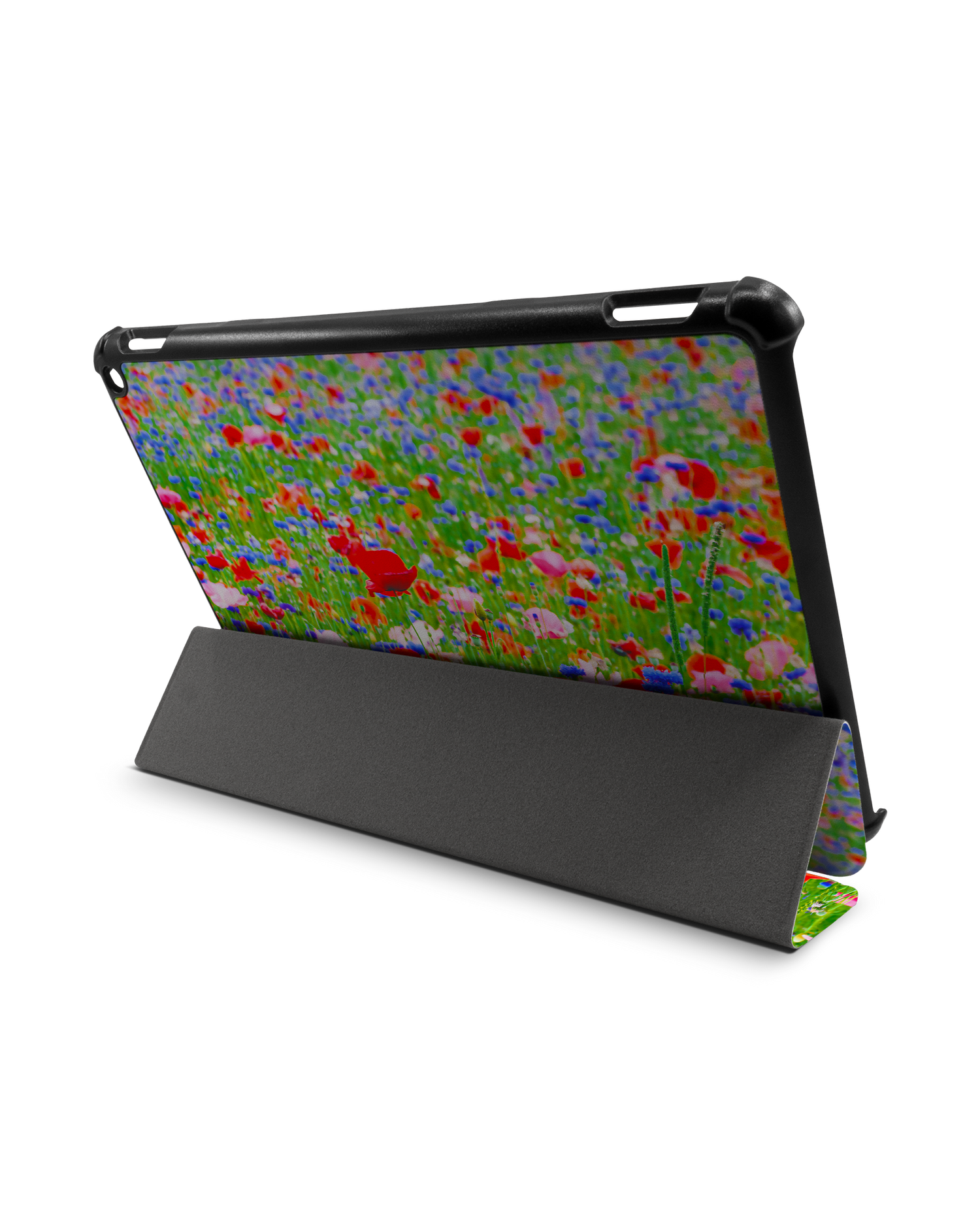 Flower Field Tablet Smart Case Amazon Fire HD 10 (2021): Aufgestellt im Querformat