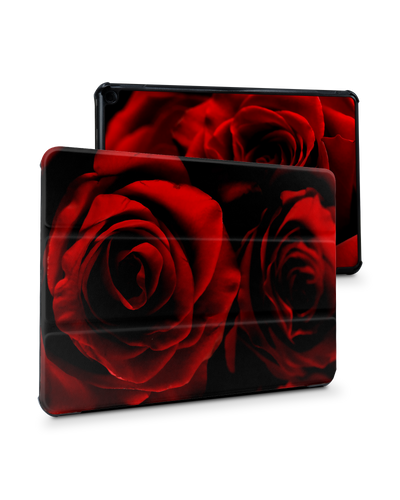 Red Roses Tablet Smart Case für Amazon Fire HD 10 (2021): Frontansicht