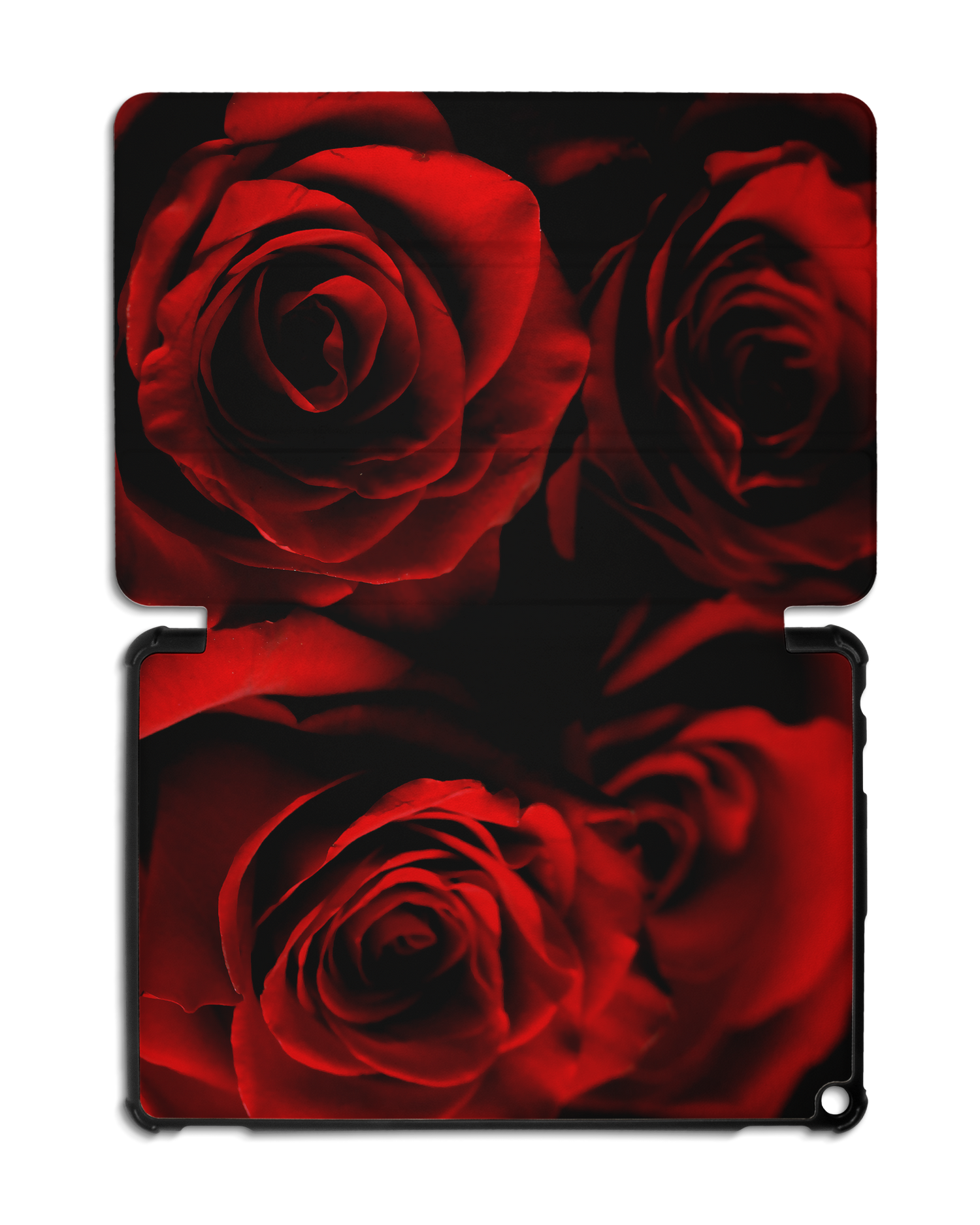 Red Roses Tablet Smart Case für Amazon Fire HD 10 (2021): Aufgeklappt