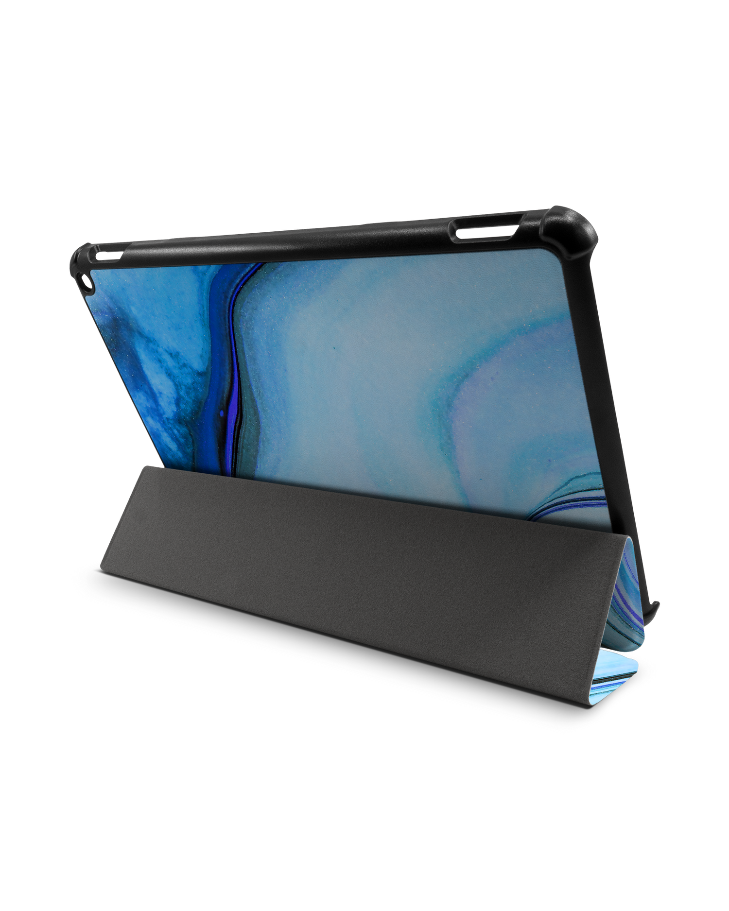 Cool Blues Tablet Smart Case für Amazon Fire HD 10 (2021): Aufgestellt im Querformat