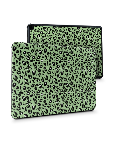 Mint Leopard Tablet Smart Case für Amazon Fire HD 10 (2021): Frontansicht