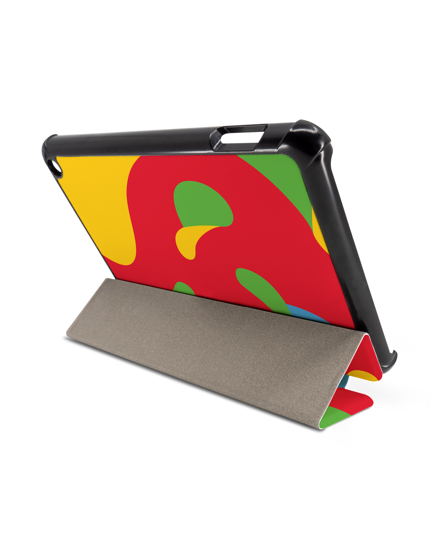 Pringles Chip Tablet Smart Case für Amazon Fire 7 (2022): Aufgestellt im Querformat