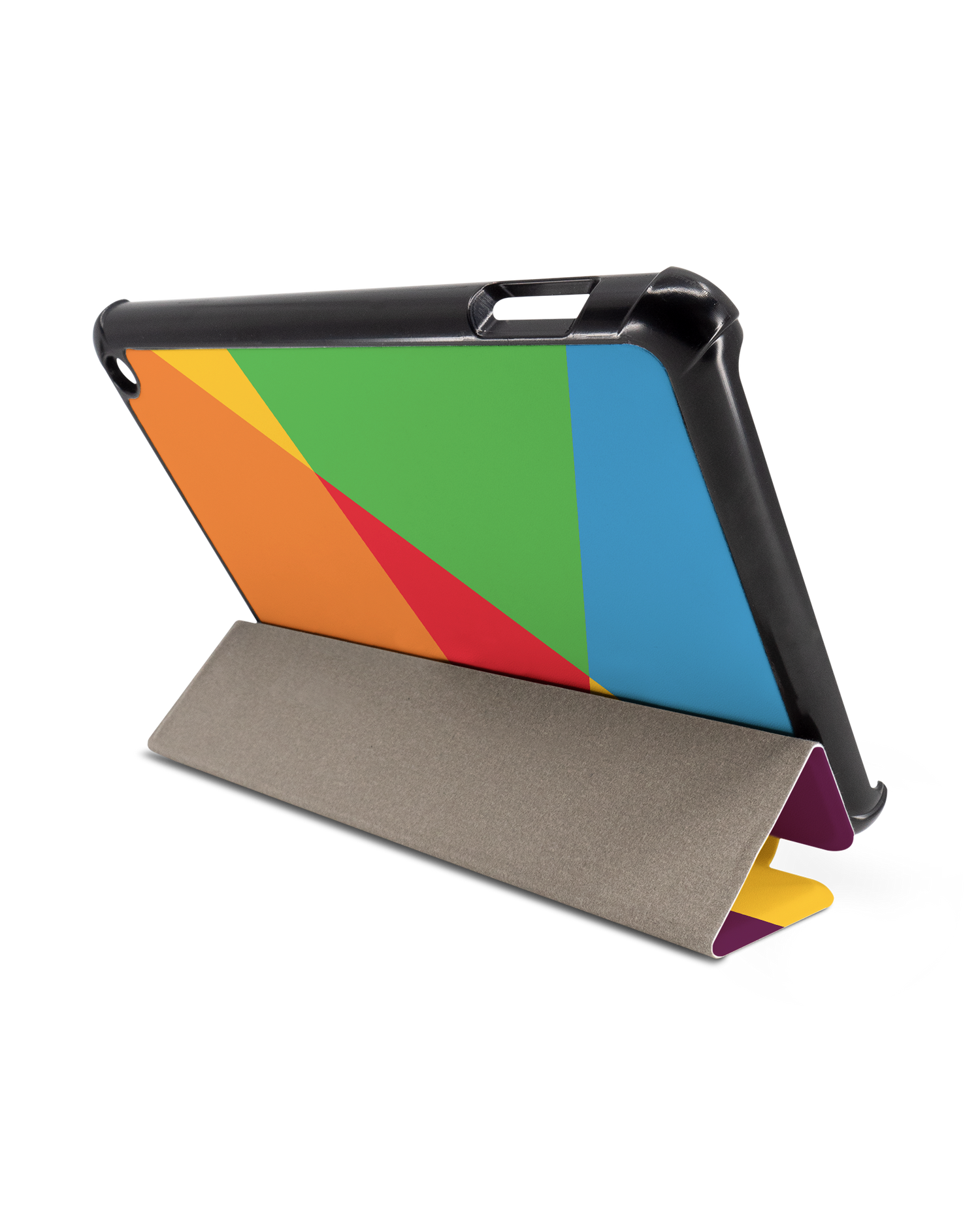 Pringles Abstract Tablet Smart Case für Amazon Fire 7 (2022): Aufgestellt im Querformat