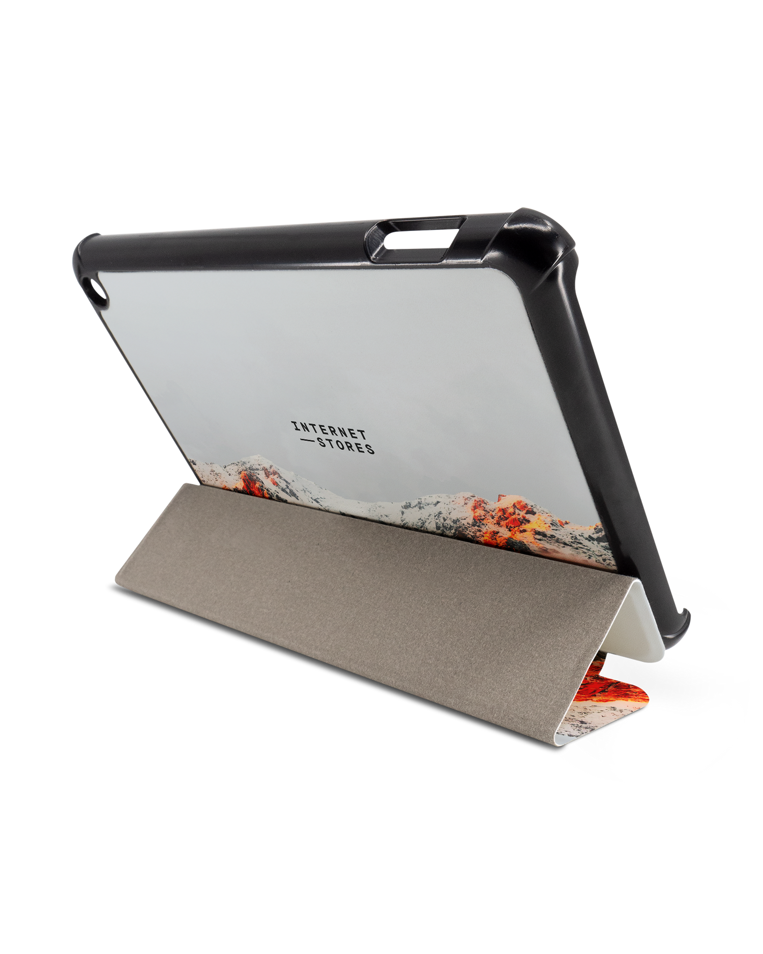 High Peak Tablet Smart Case für Amazon Fire 7 (2022): Aufgestellt im Querformat