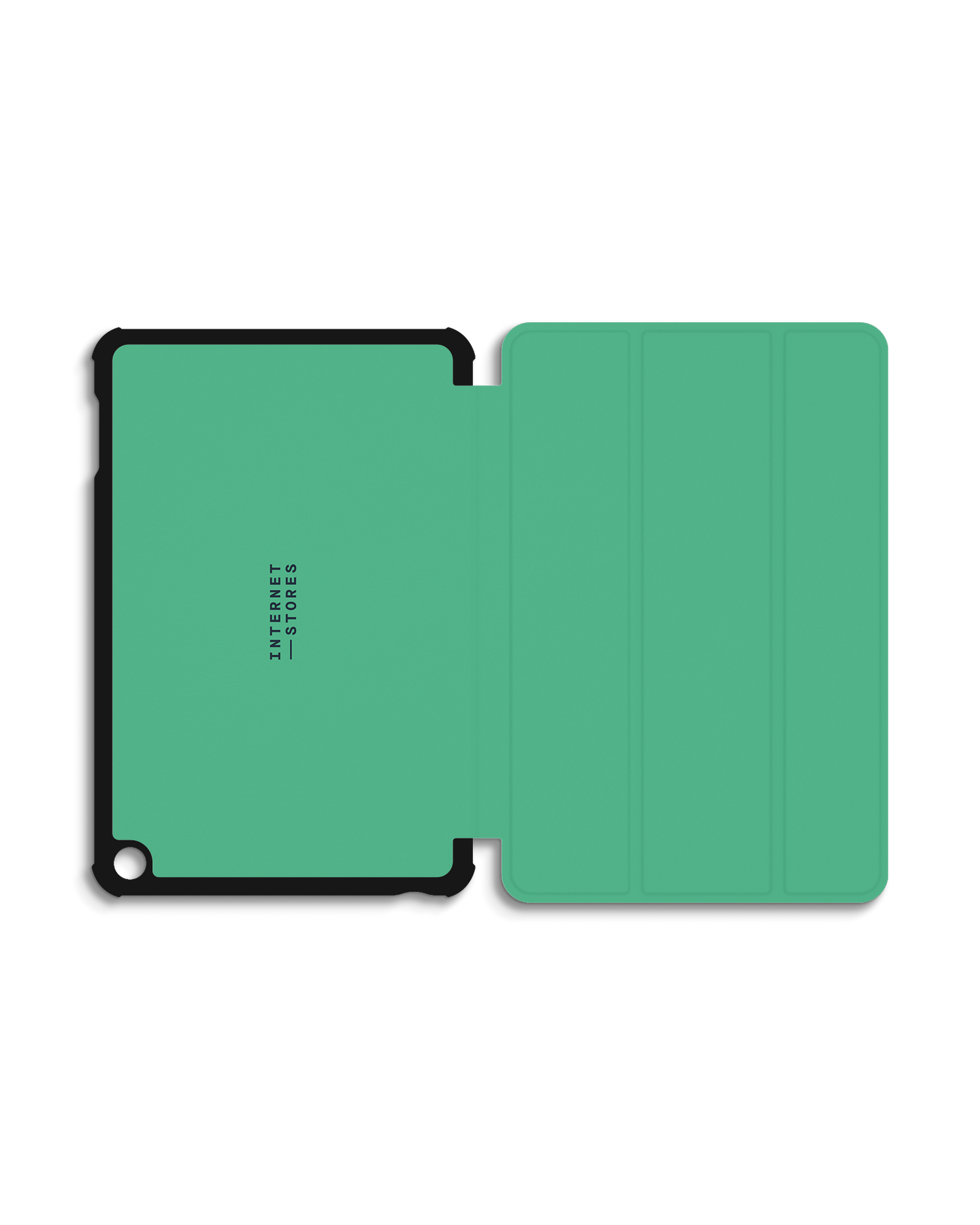 ISG Neon Green Tablet Smart Case für Amazon Fire 7 (2022): Aufgeklappt