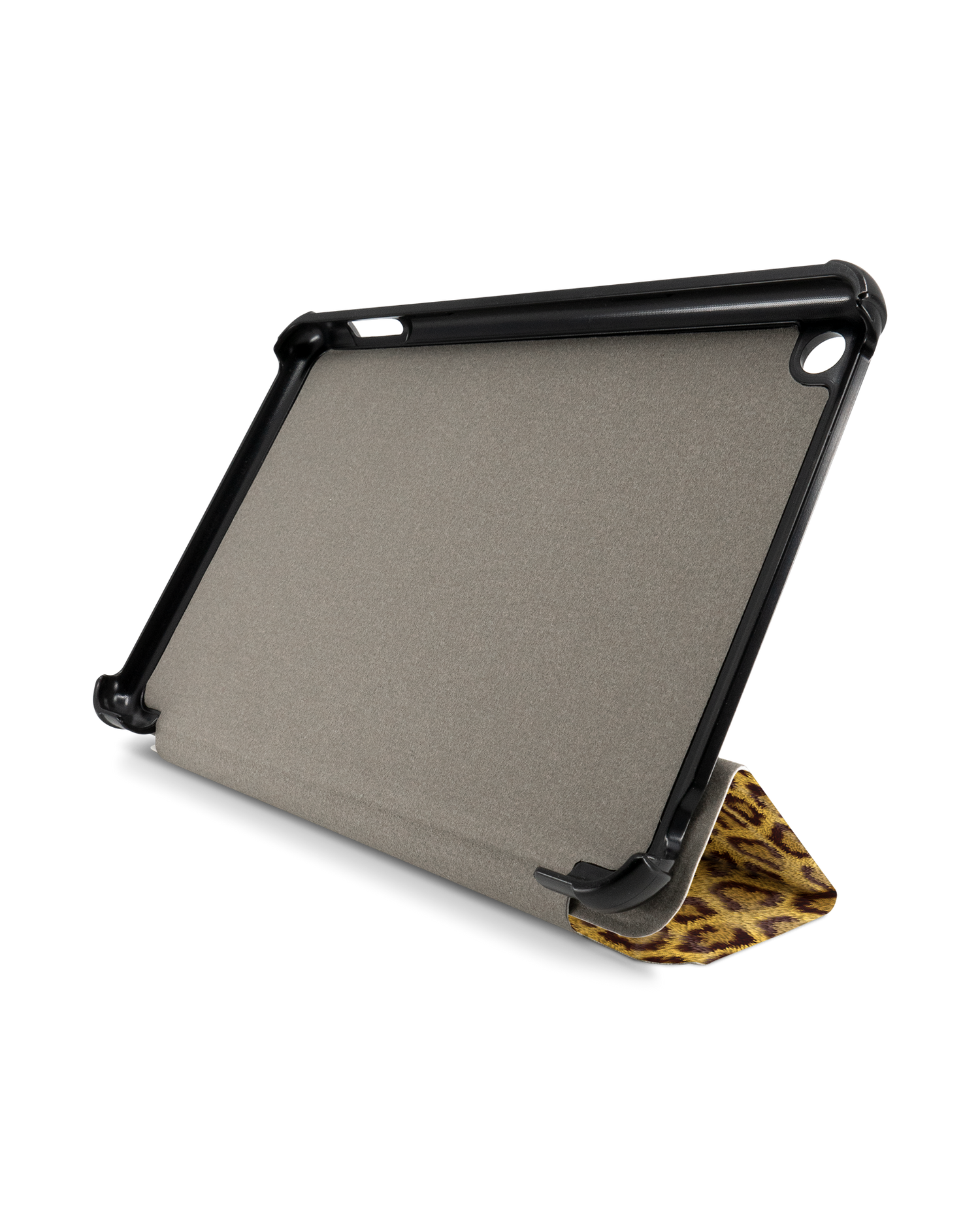 Leopard Skin Tablet Smart Case für Amazon Fire 7 (2022): Frontansicht