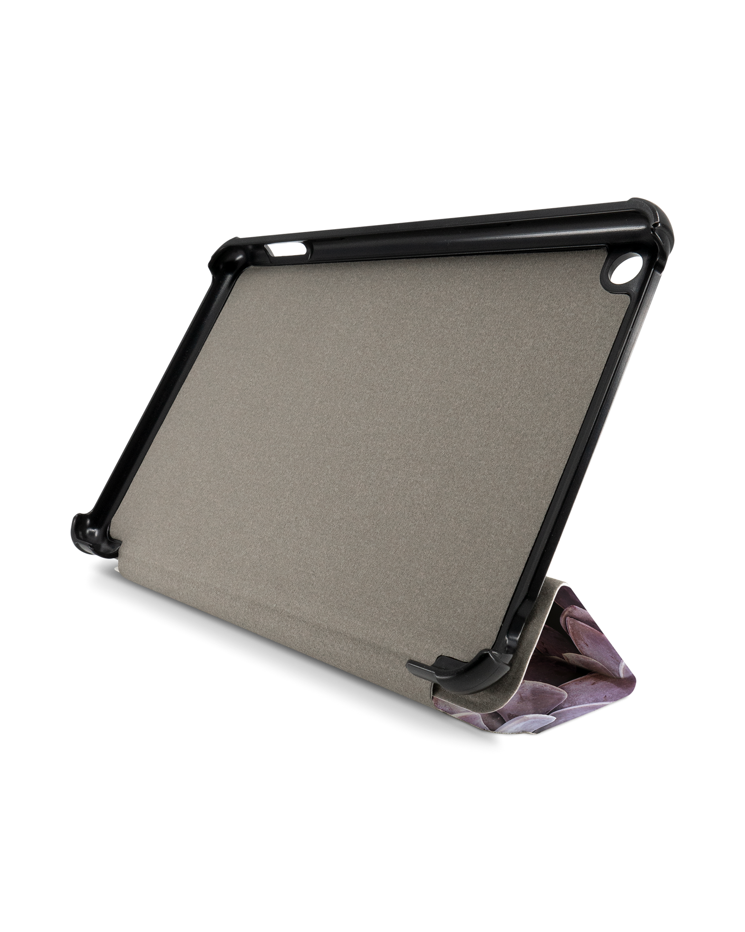 Purple Succulents Tablet Smart Case für Amazon Fire 7 (2022): Frontansicht