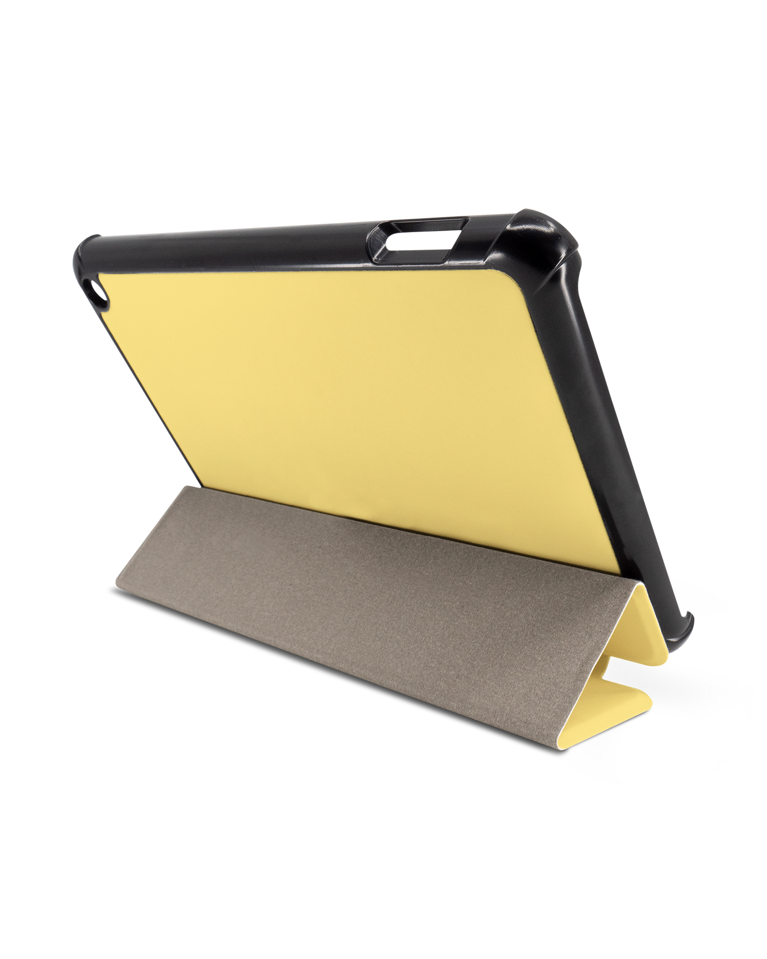 LIGHT YELLOW Tablet Smart Case für Amazon Fire 7 (2022): Aufgestellt im Querformat