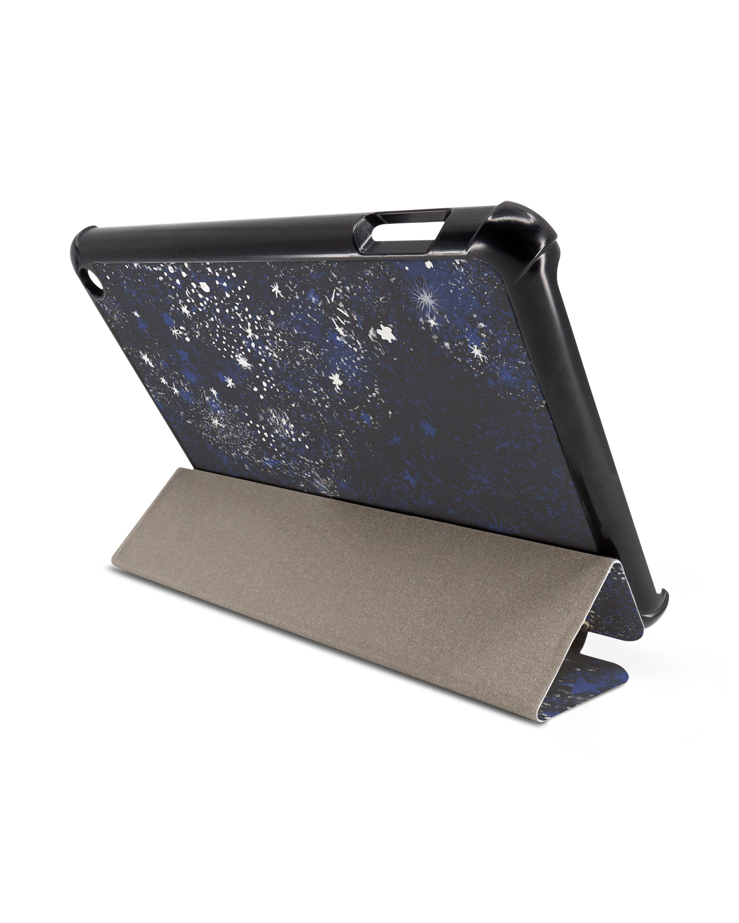 Starry Night Sky Tablet Smart Case für Amazon Fire 7 (2022): Aufgestellt im Querformat