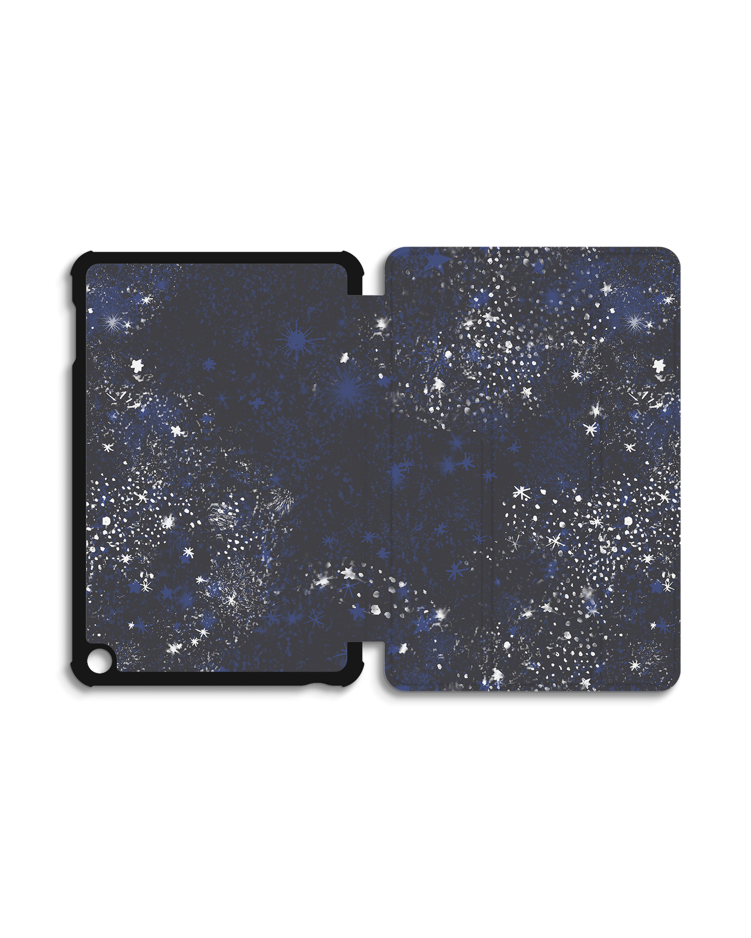 Starry Night Sky Tablet Smart Case für Amazon Fire 7 (2022): Aufgeklappt