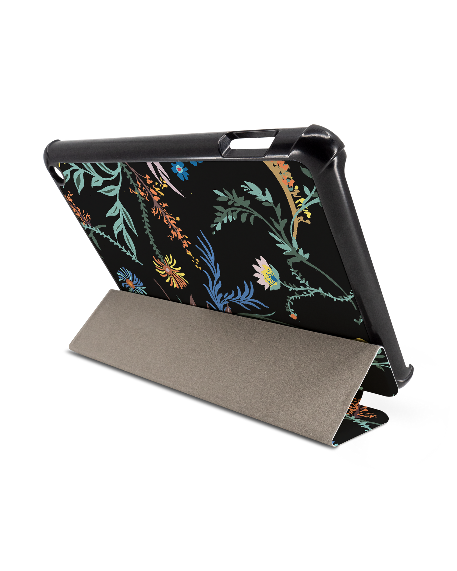 Woodland Spring Floral Tablet Smart Case für Amazon Fire 7 (2022): Aufgestellt im Querformat