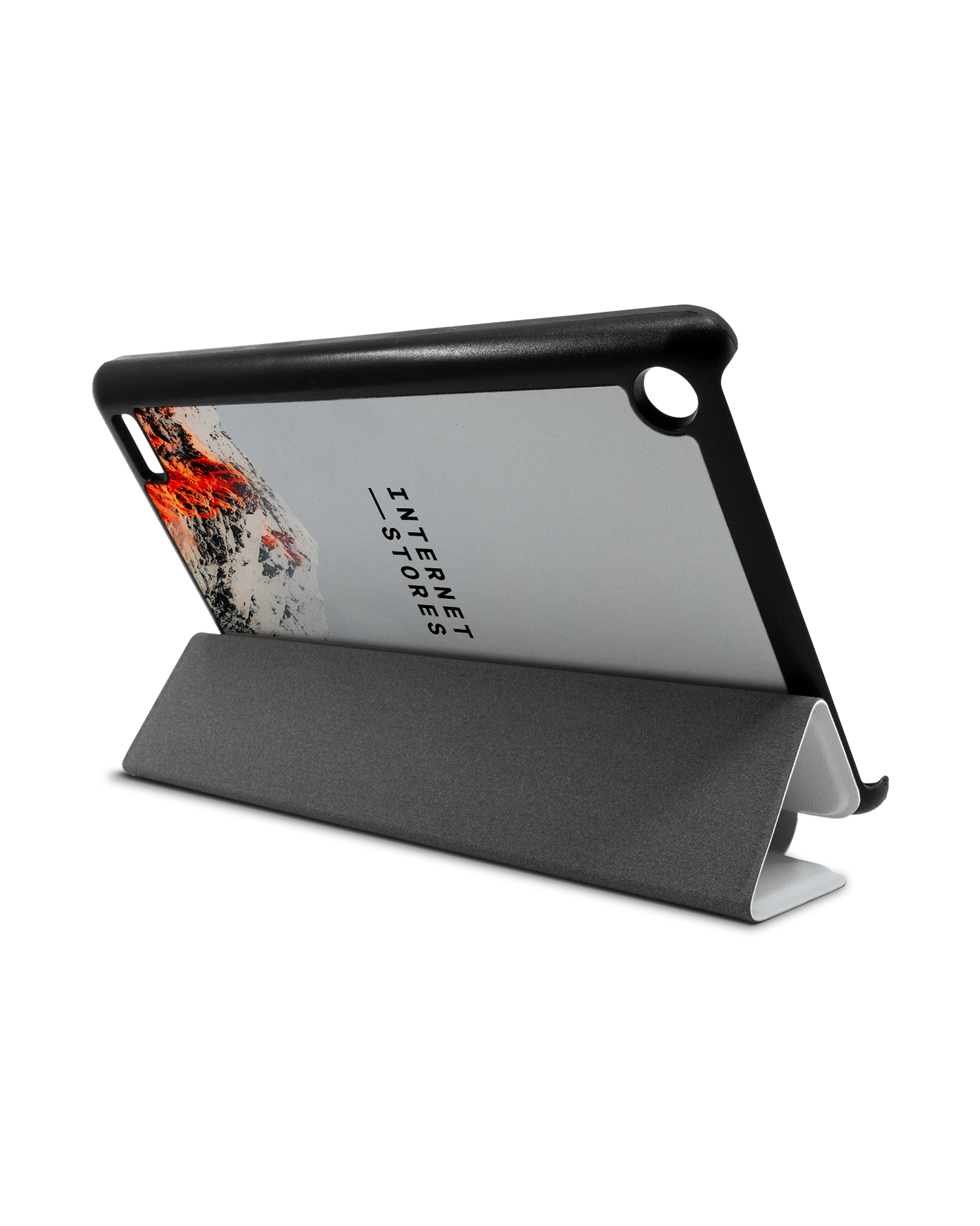 High Peak Tablet Smart Case für Amazon Fire 7: Aufgestellt im Querformat