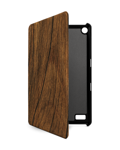 Wood Tablet Smart Case für Amazon Fire 7: Frontansicht