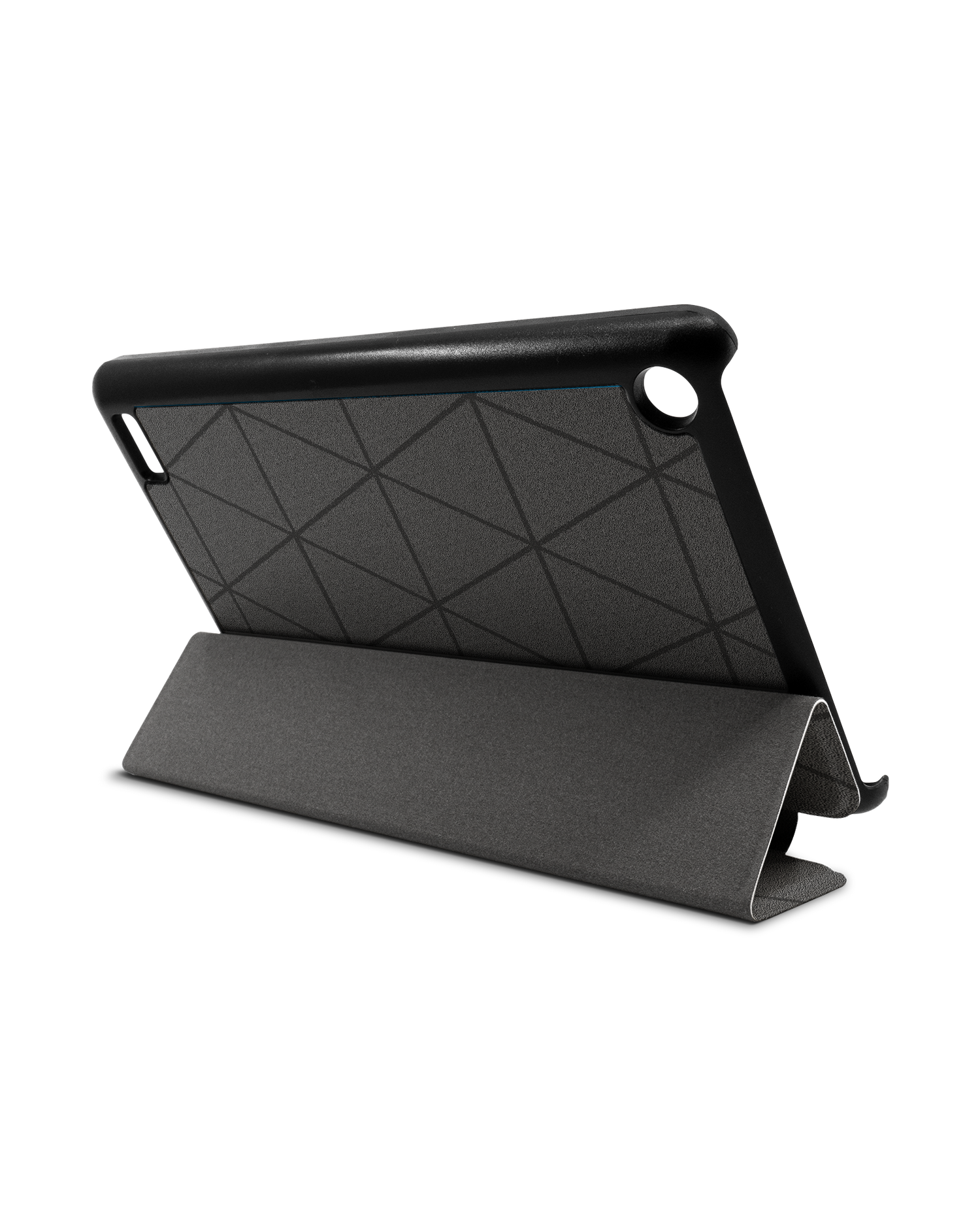 Ash Tablet Smart Case für Amazon Fire 7: Aufgestellt im Querformat