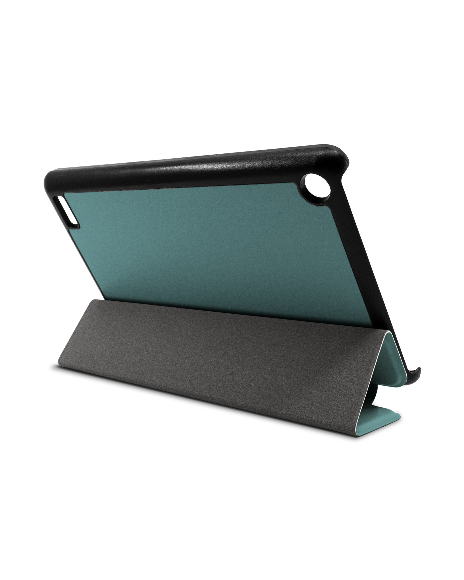 TURQUOISE Tablet Smart Case für Amazon Fire 7: Aufgestellt im Querformat
