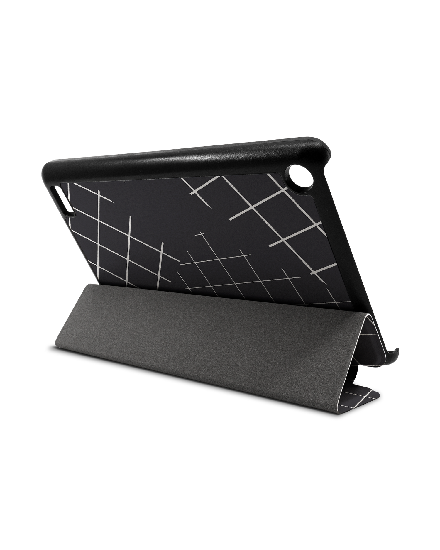 Grids Tablet Smart Case für Amazon Fire 7: Aufgestellt im Querformat