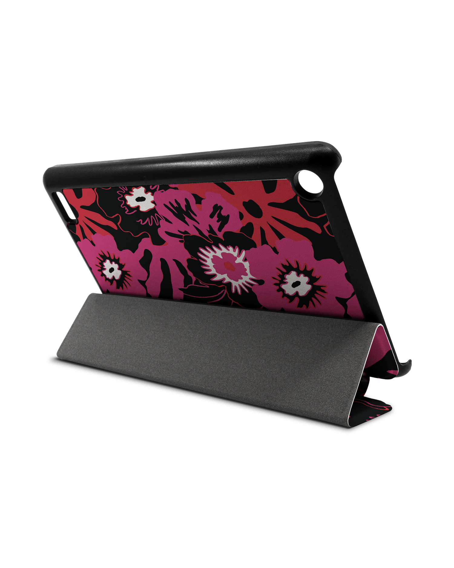 Flower Works Tablet Smart Case für Amazon Fire 7: Aufgestellt im Querformat
