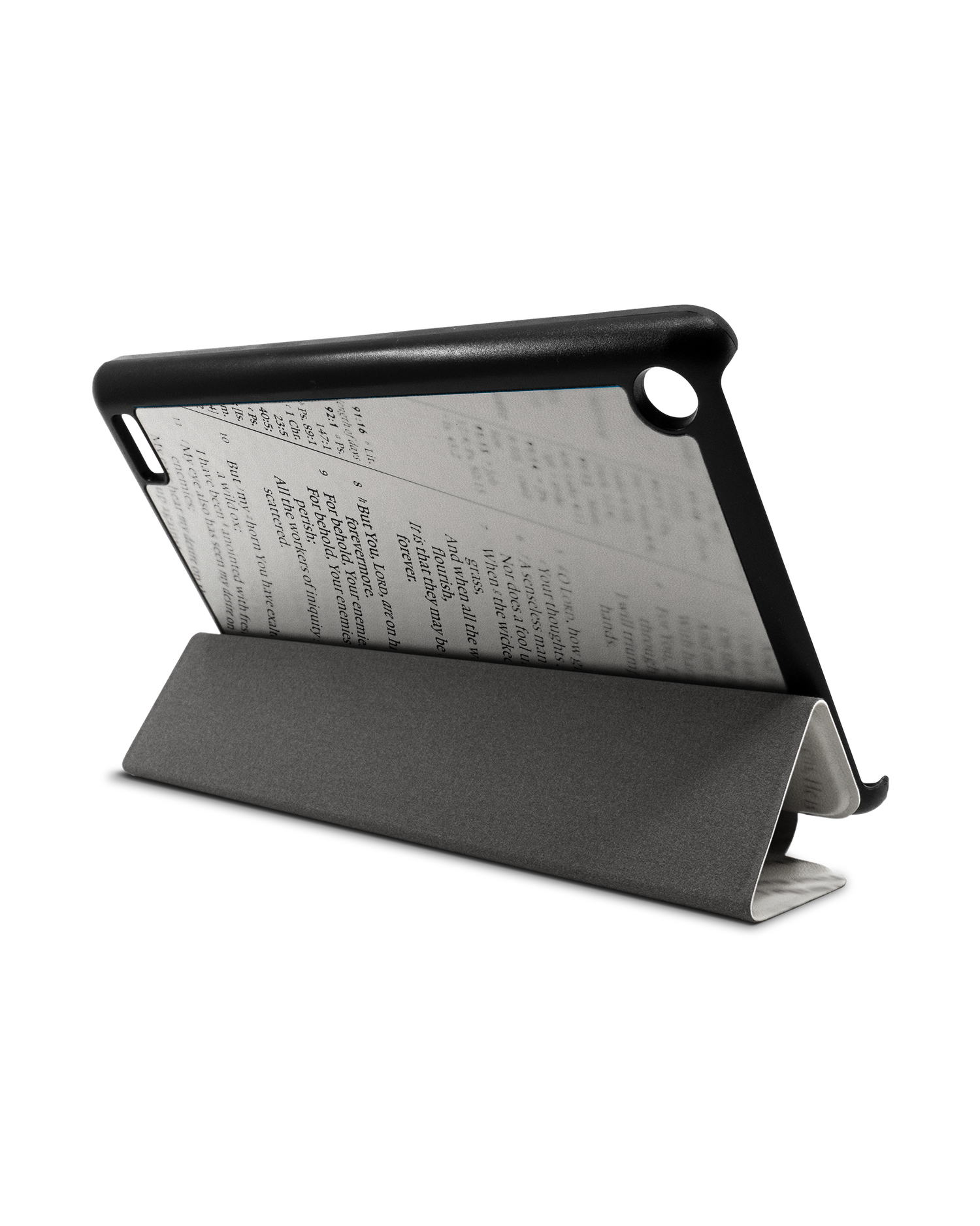 Bible Verse Tablet Smart Case für Amazon Fire 7: Aufgestellt im Querformat